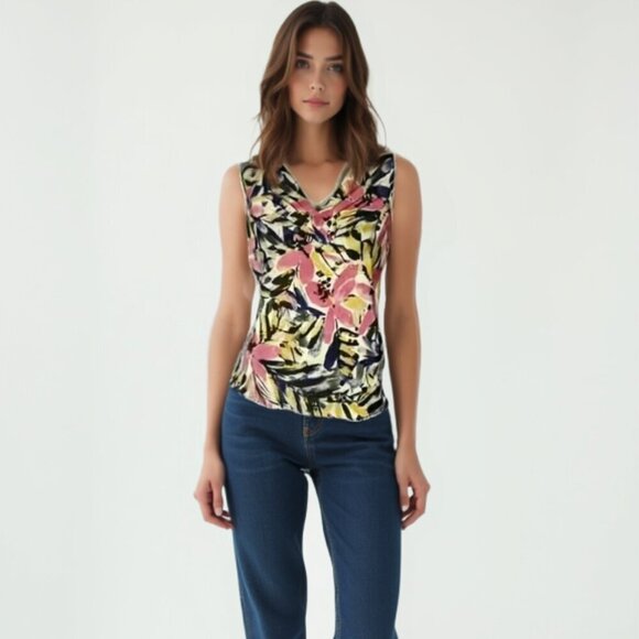 Banana Republic Shirt Women Size 0 Sleeveless Top - Picture 1 of 11
